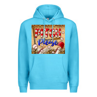 Ocean Blue pitch please tumbler Premium Hoodie - BundleAndBundleShop