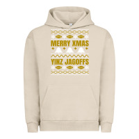 Pigment French Oak Merry Christmas Yinz Jagoffs Pittsburgh Pennsylvania Xmas Gifts 1 Urban Hoodie - lanVoArt