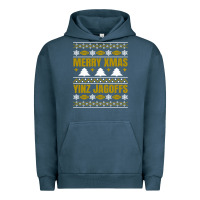 Pigment Midnight Navy Merry Christmas Yinz Jagoffs Pittsburgh Pennsylvania Xmas Gifts 1 Urban Hoodie - lanVoArt