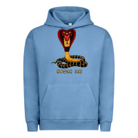 Pigment Pebble Blue cobra cai Urban Hoodie - lanVoArt