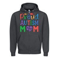 Smoke Proud Autism Mom Zipper Hoodie - CowhideDigitalArt
