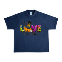 Navy For the love of Halloween Urban Heavy Tee - NancyCooperArtShop