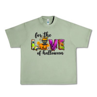Oil Green For the love of Halloween Urban Heavy Tee - NancyCooperArtShop