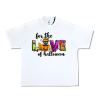 White For the love of Halloween Urban Heavy Tee - NancyCooperArtShop