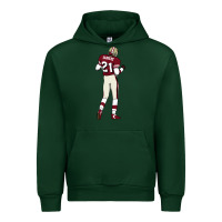 Forest Green deion sanders 32 Urban Hoodie - lanVoArt