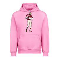 Fuchsia Pink deion sanders 32 Urban Hoodie - lanVoArt