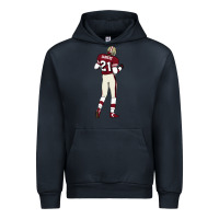 Navy deion sanders 32 Urban Hoodie - lanVoArt