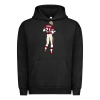 Pigment Black deion sanders 32 Urban Hoodie - lanVoArt