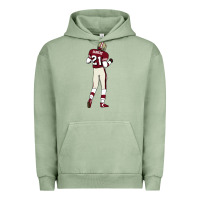 Pigment Oil Green deion sanders 32 Urban Hoodie - lanVoArt