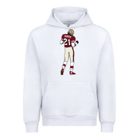 White deion sanders 32 Urban Hoodie - lanVoArt
