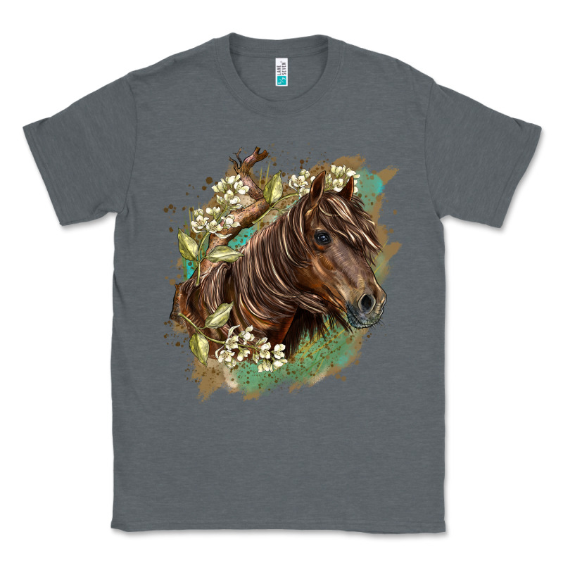 Missouri Horse Floral Background Classic Tee by LillyAllenDesigns | Teevron
