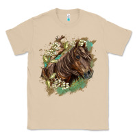 Mushroom missouri horse floral background Classic Tee - LillyAllenDesigns