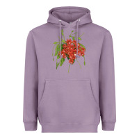 Lavender Red Orchid Cactus Heavyweight Hoodie - LillyAllenDesigns