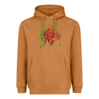 Red Orchid Cactus Heavyweight Hoodie | Teevron