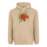 Mushroom Red Orchid Cactus Heavyweight Hoodie - LillyAllenDesigns