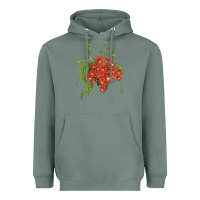 Sage Red Orchid Cactus Heavyweight Hoodie - LillyAllenDesigns