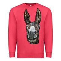 Cardinal Donkey  Face Premium Sweatshirt - LillyAllenDesigns
