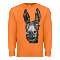 Carrot Donkey  Face Premium Sweatshirt - LillyAllenDesigns