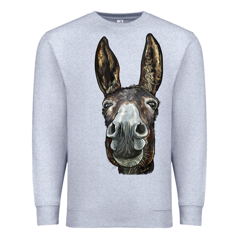 Donkey  Face Premium Sweatshirt by LillyAllenDesigns | Teevron