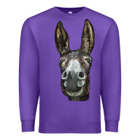 Purple Donkey  Face Premium Sweatshirt - LillyAllenDesigns