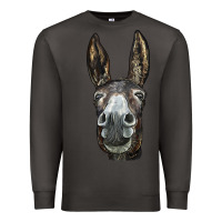 Smoke Donkey  Face Premium Sweatshirt - LillyAllenDesigns