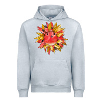 Heather Grey watermelon sunflower Urban Hoodie - BarkalooDesign