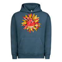 Pigment Midnight Navy watermelon sunflower Urban Hoodie - BarkalooDesign