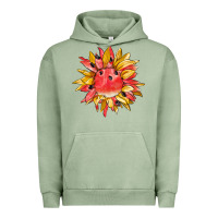 Pigment Oil Green watermelon sunflower Urban Hoodie - BarkalooDesign