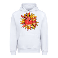 White watermelon sunflower Urban Hoodie - BarkalooDesign