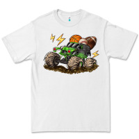White monster truck sports Premium Tee - LillyAllenDesigns