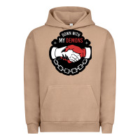 Pigment Burro awesome down with my demons  for gift adult and kids men women  2021 Urban Hoodie - lanVoArt