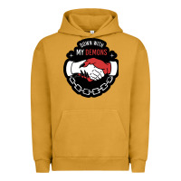 Pigment Peanut Butter awesome down with my demons  for gift adult and kids men women  2021 Urban Hoodie - lanVoArt