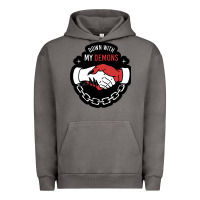 Pigment Tornado awesome down with my demons  for gift adult and kids men women  2021 Urban Hoodie - lanVoArt