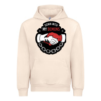 Awesome Down With My Demons  For Gift Adult And Kids Men Women  2021 Urban Hoodie | Teevron