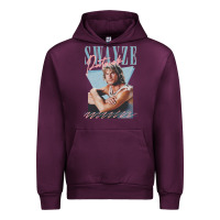 Mauve Wine patrick swayze 90s styled retro graphic design gift Urban Hoodie - lanVoArt