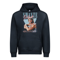 Navy patrick swayze 90s styled retro graphic design gift Urban Hoodie - lanVoArt