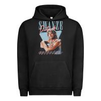 Pigment Black patrick swayze 90s styled retro graphic design gift Urban Hoodie - lanVoArt