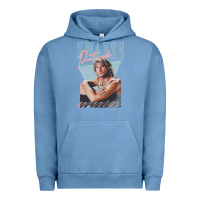 Pigment Pebble Blue patrick swayze 90s styled retro graphic design gift Urban Hoodie - lanVoArt