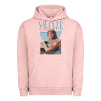 Pigment Salmon patrick swayze 90s styled retro graphic design gift Urban Hoodie - lanVoArt
