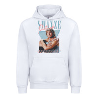 White patrick swayze 90s styled retro graphic design gift Urban Hoodie - lanVoArt