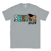 Heather Grey western senior 2024 Classic Tee - RanaPortraitStore