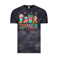 Cloud Black summer vibes coffee cups Vintage Tee - Jasminsmagicworld