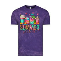 Cloud Purple summer vibes coffee cups Vintage Tee - Jasminsmagicworld