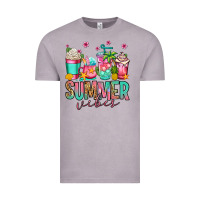Vintage Zinc summer vibes coffee cups Vintage Tee - Jasminsmagicworld