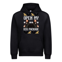 Black what we do in the shadows christmas sweater design—open my big packa Urban Hoodie - lanVoArt