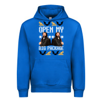 Cobalt what we do in the shadows christmas sweater design—open my big packa Urban Hoodie - lanVoArt
