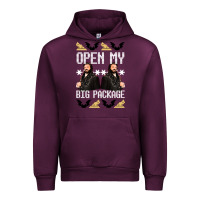 Mauve Wine what we do in the shadows christmas sweater design—open my big packa Urban Hoodie - lanVoArt