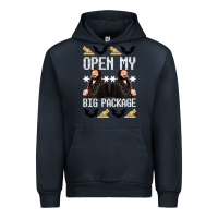 Navy what we do in the shadows christmas sweater design—open my big packa Urban Hoodie - lanVoArt