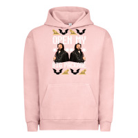 Pigment Salmon what we do in the shadows christmas sweater design—open my big packa Urban Hoodie - lanVoArt