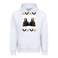 White what we do in the shadows christmas sweater design—open my big packa Urban Hoodie - lanVoArt